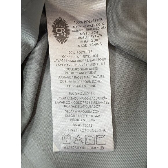 Club Ride Mens Shirt Snap Long Sleeve Size XL Performance Vented Pocket Biking - Picture 13 of 15